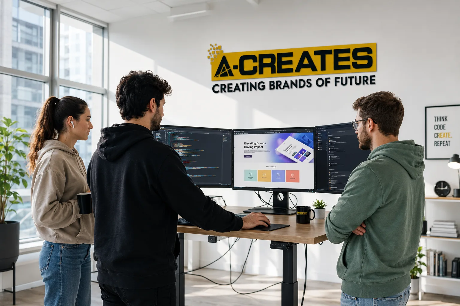 Custom coded website development
