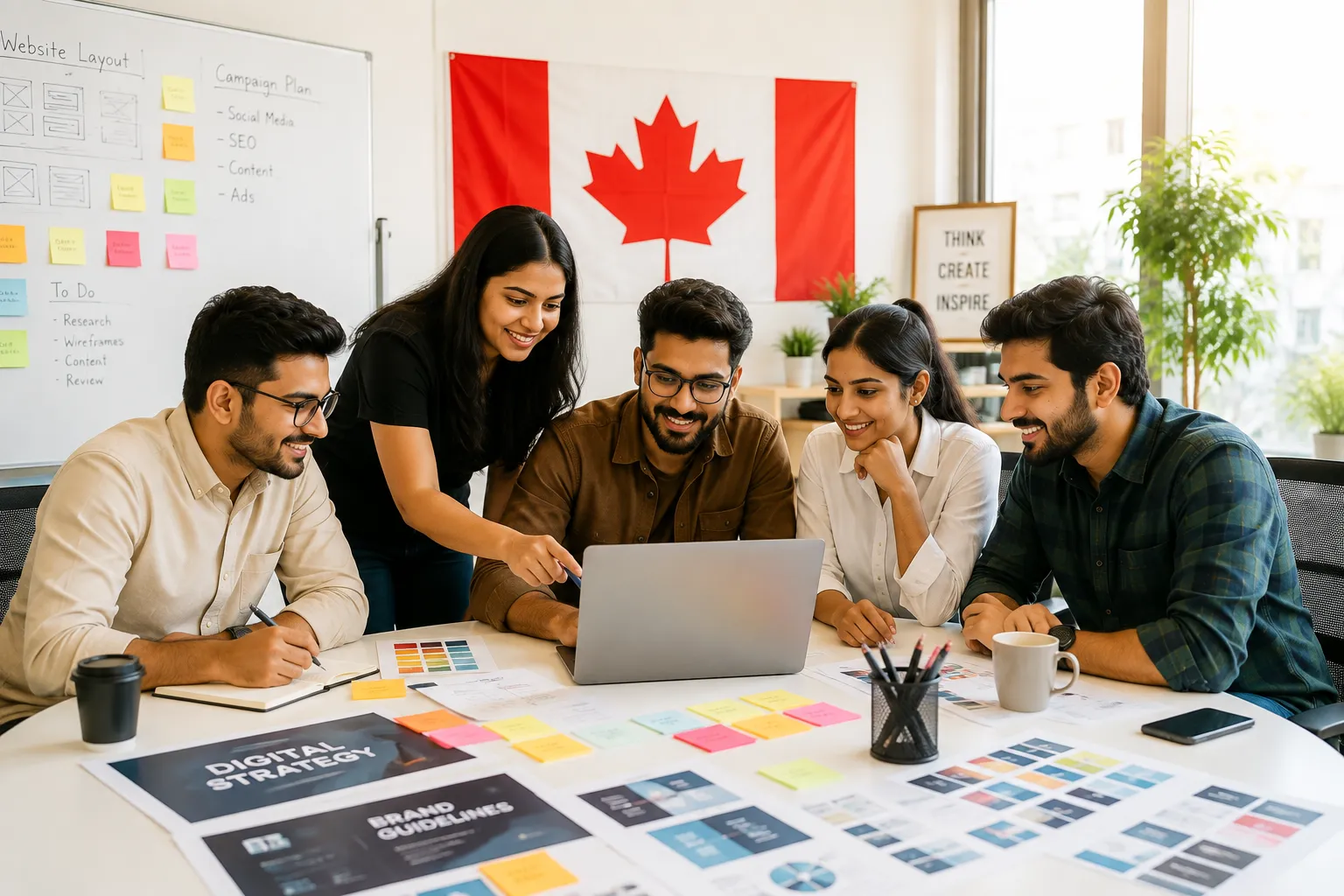 A-Creates digital marketing agency services in Canada - website design, social media, ads and content marketing