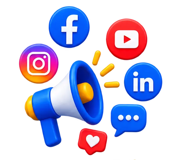 Social media marketing services icon