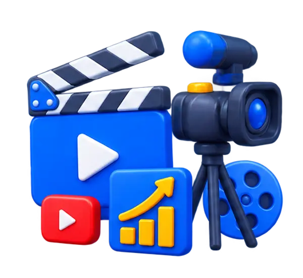 Video production and marketing services icon