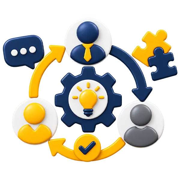 Collaborative Process Icon