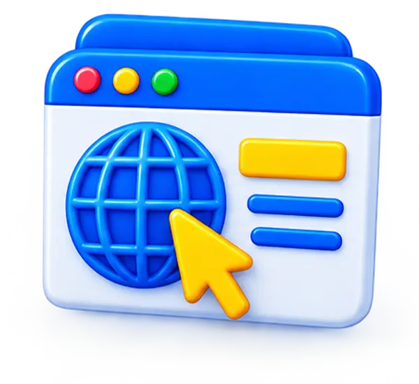 Website design and development services icon